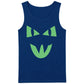 Captivating cat eye graphic Glow in the Dark Tank Top Men