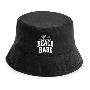 Casual Beach Babe Palm Graphic Summer Bucket Hat