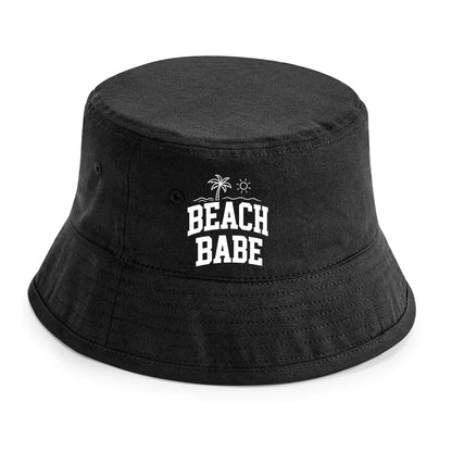 Casual Beach Babe Palm Graphic Summer Bucket Hat