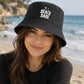 Casual Beach Babe Palm Graphic Summer Bucket Hat
