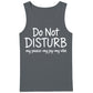 Casual Do Not Disturb Peace Vibe Men Tank Top