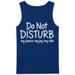 Casual Do Not Disturb Peace Vibe Men Tank Top