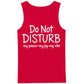 Casual Do Not Disturb Peace Vibe Men Tank Top