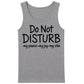 Casual Do Not Disturb Peace Vibe Men Tank Top
