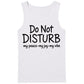 Casual Do Not Disturb Peace Vibe Men Tank Top