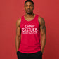 Casual Do Not Disturb Peace Vibe Men Tank Top