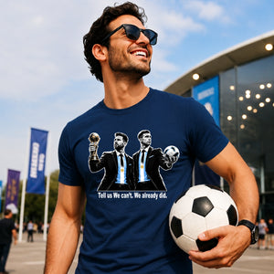 Argentina Football Champions Quote Graphic Unisex T-Shirt