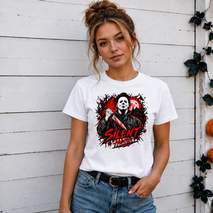 Bloody horror slasher mask graphic Halloween Unisex T-Shirt
