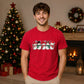 Charming line-up of five snowman Christmas Unisex T-Shirt