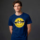 Edgy Ripped Smiley Face Anime Eyes Graphic Unisex T-Shirt