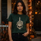 Edgy skeleton hand middle finger Halloween Unisex t-shirt