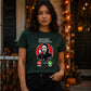 Funny ghost face phone call graphic Halloween Unisex t-shirt