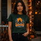 Haunted house scary night graphic Halloween Unisex t-shirt
