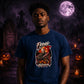 Scary hockey mask killer graphic Halloween Unisex t-shirt