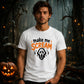 Scary movie mask quote graphic Halloween Unisex t-shirt