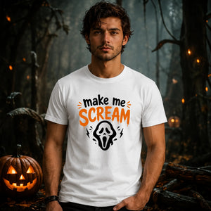 Scary movie mask quote graphic Halloween Unisex t-shirt