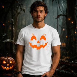Spooky jack o lantern face print Halloween Unisex T-Shirt