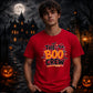 The boo crew ghost text graphic Halloween Unisex t-shirt