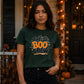 The boo crew ghost text graphic Halloween Unisex t-shirt