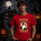 Witch hat ghost lollipop graphic Halloween Unisex t-shirt