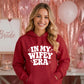Retro Groovy Slogan Bridal Pullover Bride Unisex Hoodie