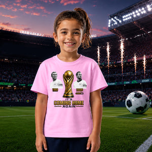 Kids England Football 1966 2026 Trophy Graphic T-Shirt