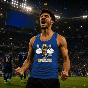 England Football 1966 to 2026 Trophy Graphic Men Tank Top