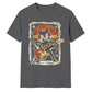 Retro Rock Cat Guitarist Unisex T-Shirt