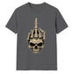 Edgy skeleton hand middle finger Halloween Unisex t-shirt