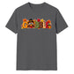 Fall GOBBLE turkey block text Thanksgiving Unisex T-Shirt