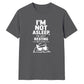 Resting eyes lazy cat sleepy Funny Memes Unisex T-Shirt