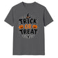Spooky spider web text graphic Halloween Unisex t-shirt