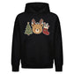 Charming Antler Bear Stockings Christmas Oversized Hoodie