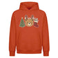 Charming Antler Bear Stockings Christmas Oversized Hoodie