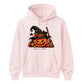 Charming black cat with pumpkin Halloween Unisex Hoodie
