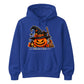 Charming black cat with pumpkin Halloween Unisex Hoodie