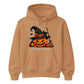 Charming black cat with pumpkin Halloween Unisex Hoodie