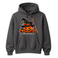 Charming black cat with pumpkin Halloween Unisex Hoodie