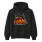 Charming black cat with pumpkin Halloween Unisex Hoodie