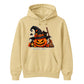Charming black cat with pumpkin Halloween Unisex Hoodie