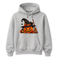 Charming black cat with pumpkin Halloween Unisex Hoodie
