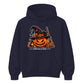 Charming black cat with pumpkin Halloween Unisex Hoodie