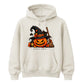 Charming black cat with pumpkin Halloween Unisex Hoodie