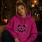Charming carved pumpkin face bat Halloween Unisex Hoodie