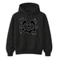 Charming carved pumpkin face bat Halloween Unisex Hoodie