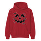 Charming carved pumpkin face bat Halloween Unisex Hoodie