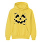 Charming carved pumpkin face bat Halloween Unisex Hoodie