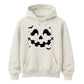 Charming carved pumpkin face bat Halloween Unisex Hoodie