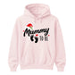Charming expectant mum baby bump Christmas Unisex Hoodie