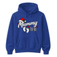 Charming expectant mum baby bump Christmas Unisex Hoodie